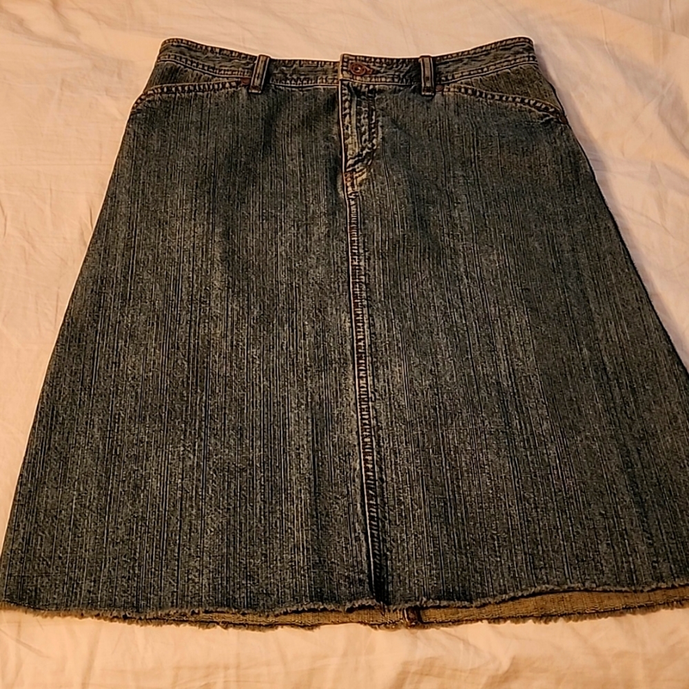 DKNY denim skirt